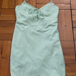 Mint Green Mini Zara Corset Dress Medium